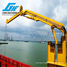 Foldable Knuckle Boom Marine Cranes for deck of boat, ship, vessel for sale